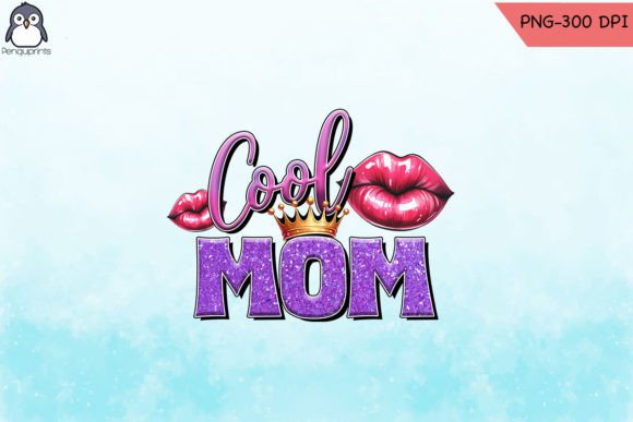 Cool Mom Western PNG for Crafts & Graphics