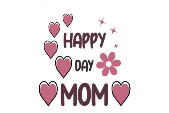Happy Mom Day Vectors: Graphics for Crafts