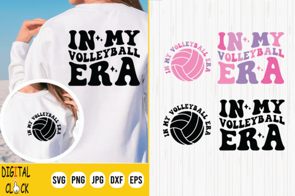 In My Volleyball Era: Graphics for Crafts