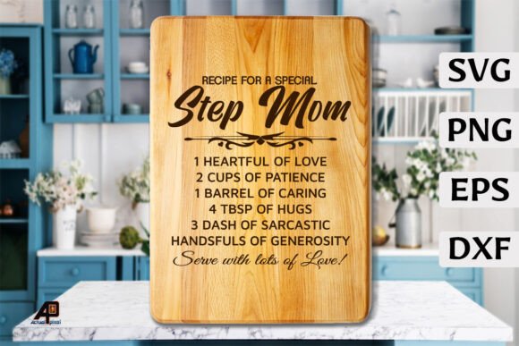 Recipe for Step Mom Funny Quotes: Graphics for Crafts