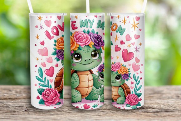 Review: Mother's Day Love My Mom Tumbler Wrap Design