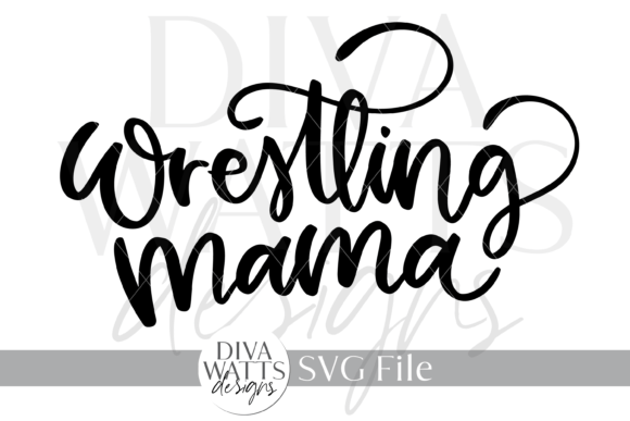 Wrestling Mama SVG: Bold Graphics for Crafts